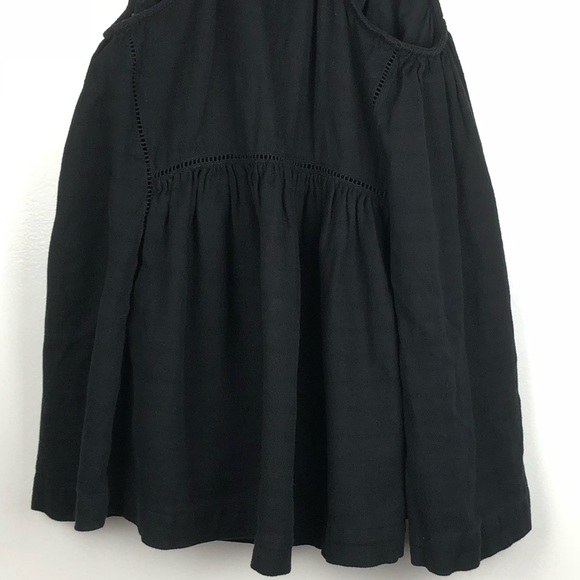 FREE PEOPLE jumper overall dress Medium black d102 - Picture 6 of 8